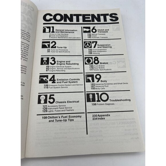 1981 Chiltons Audi 4000 & 5000 Models Repair & Tune-Up Guide 1978-81 - Picture 5 of 8